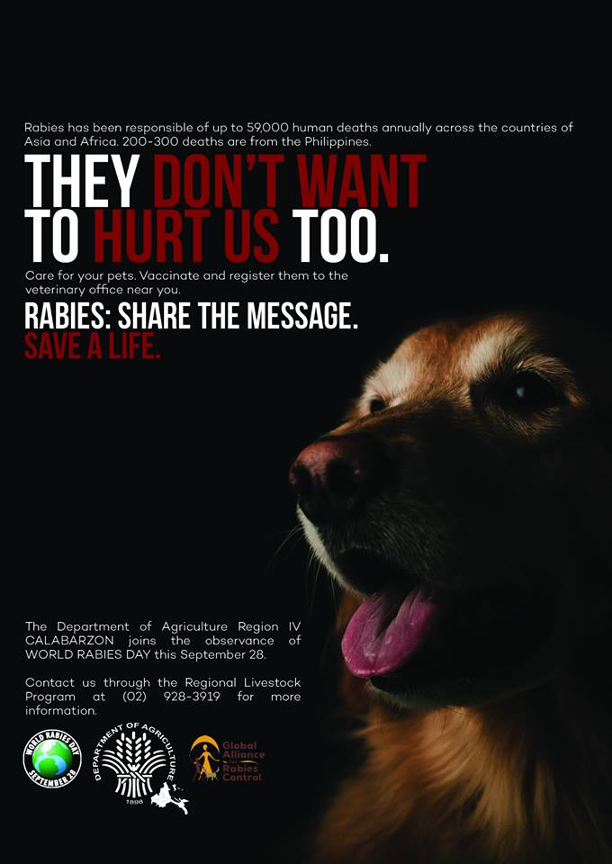 September 28 WORLD RABIES DAY - Department of Agriculture Regional ...