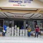 The Agricultural Program Coordinating Office in Quezon turns over a total of 2,405 cans of vegetable seeds to the Office of the Provincial Agriculturist (OPA)