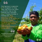 G. Angelito "Ka Lito" Mendoza, na ginawaran bilang Outstanding High Value Crops Farmer ng Regional Gawad Saka Search para sa taong 2016 - 2017